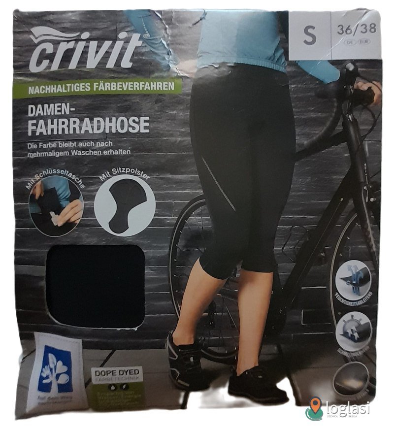 Biciklisticke 3/4 sa uloskom Crivit